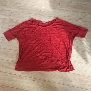 CLOSET CLOSING Old Navy sheer Aztec print top